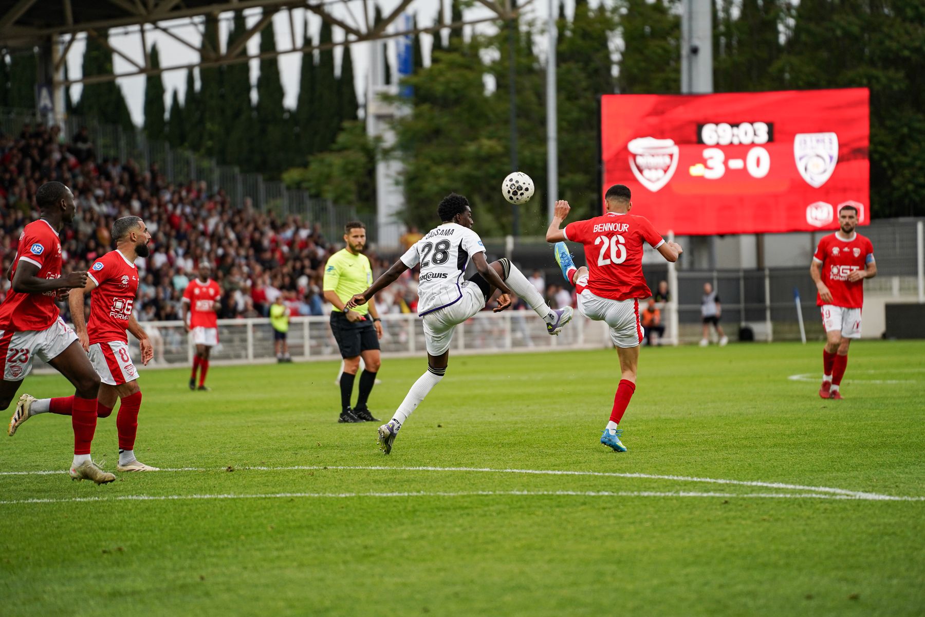 Istres FC – match de football, saison 2024 – photo 25